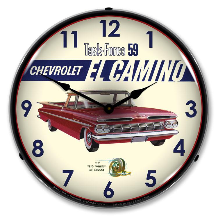 1959 El Camino LED Clock-LED Clocks-Grease Monkey Garage