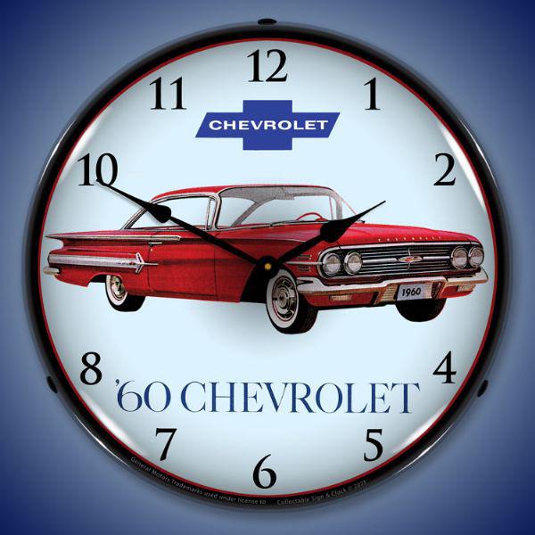 1960 Impala Backlit LED Clock-LED Clocks-Grease Monkey Garage