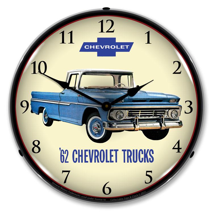 1962 Chevrolet Truck LED Clock-LED Clocks-Grease Monkey Garage