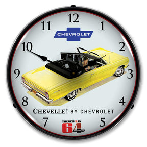 1964 Chevelle Convertible LED Clock-LED Clocks-Grease Monkey Garage