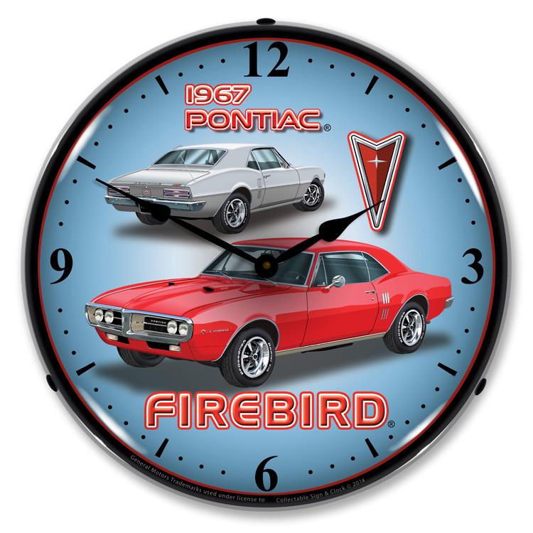 1967 Firebird LED Clock-LED Clocks-Grease Monkey Garage