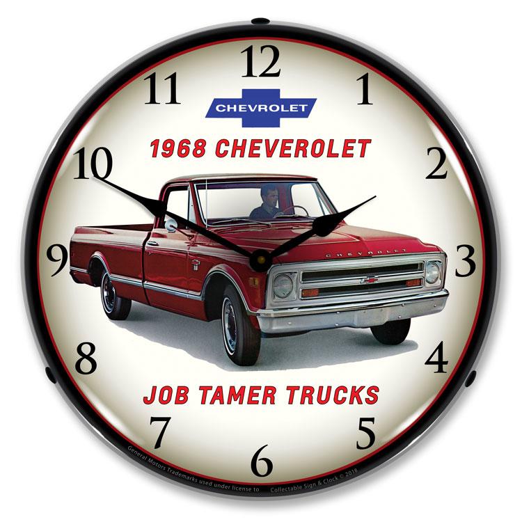 1968 Chevrolet Truck LED Clock-LED Clocks-Grease Monkey Garage