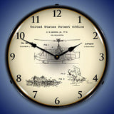1969 UH-1 Huey Helicopter Patent Backlit LED Clock-LED Clocks-Grease Monkey Garage