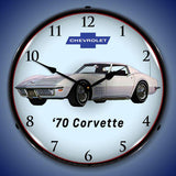 1970 Corvette Backlit LED Clock-LED Clocks-Grease Monkey Garage