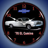 1970 El Camino SS 396 Backlit LED Clock-LED Clocks-Grease Monkey Garage