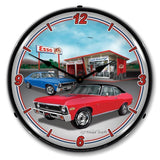 1970 Nova Backlit LED Clock-LED Clocks-Grease Monkey Garage