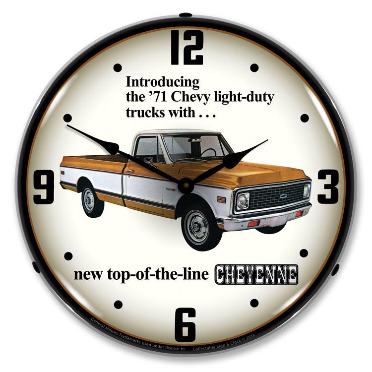 1971 Chevrolet Truck LED Clock-LED Clocks-Grease Monkey Garage