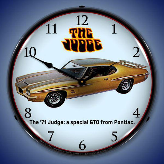 Grease Monkey Garage GTO Judge Clock