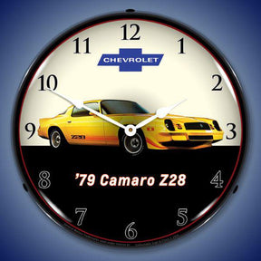 1979 Z28 Camaro Backlit LED Clock-LED Clocks-Grease Monkey Garage