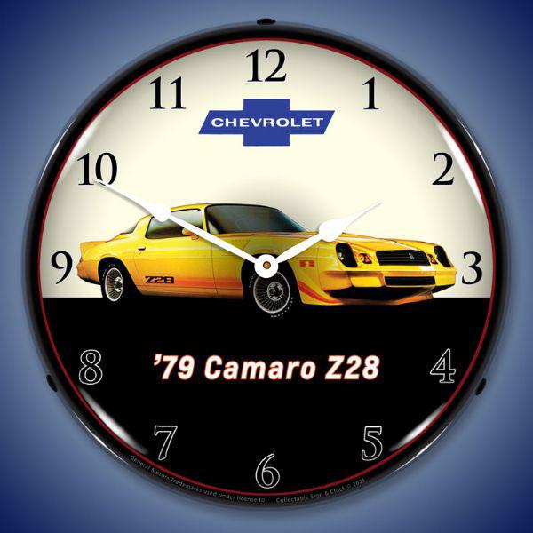 1979 Z28 Camaro Backlit LED Clock-LED Clocks-Grease Monkey Garage