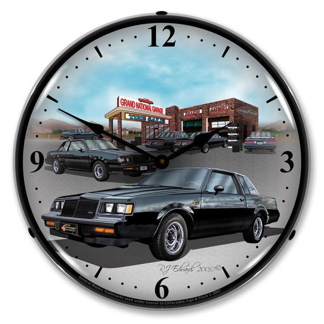 1987 Buick Grand National Backlit LED Clock-LED Clocks-Grease Monkey Garage