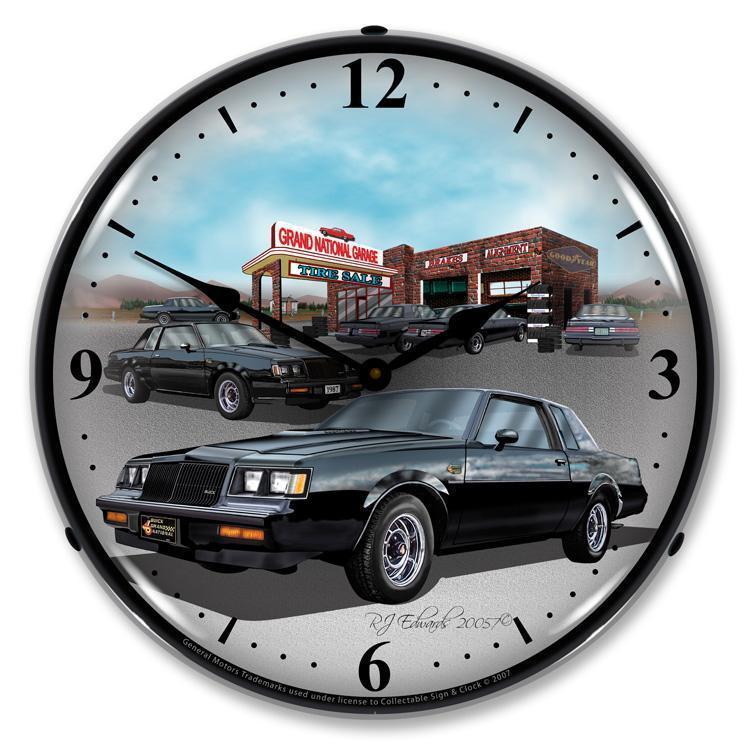 1987 Buick Grand National Backlit LED Clock-LED Clocks-Grease Monkey Garage