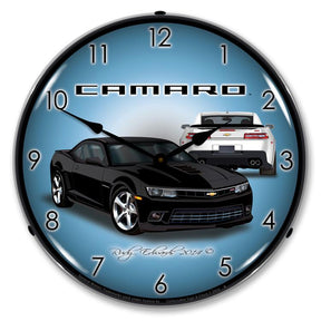2014 SS Camaro Black LED Clock-LED Clocks-Grease Monkey Garage