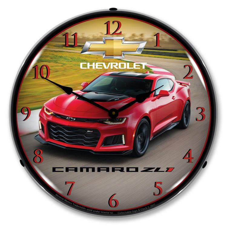 2017 Camaro ZL1 LED Clock-LED Clocks-Grease Monkey Garage