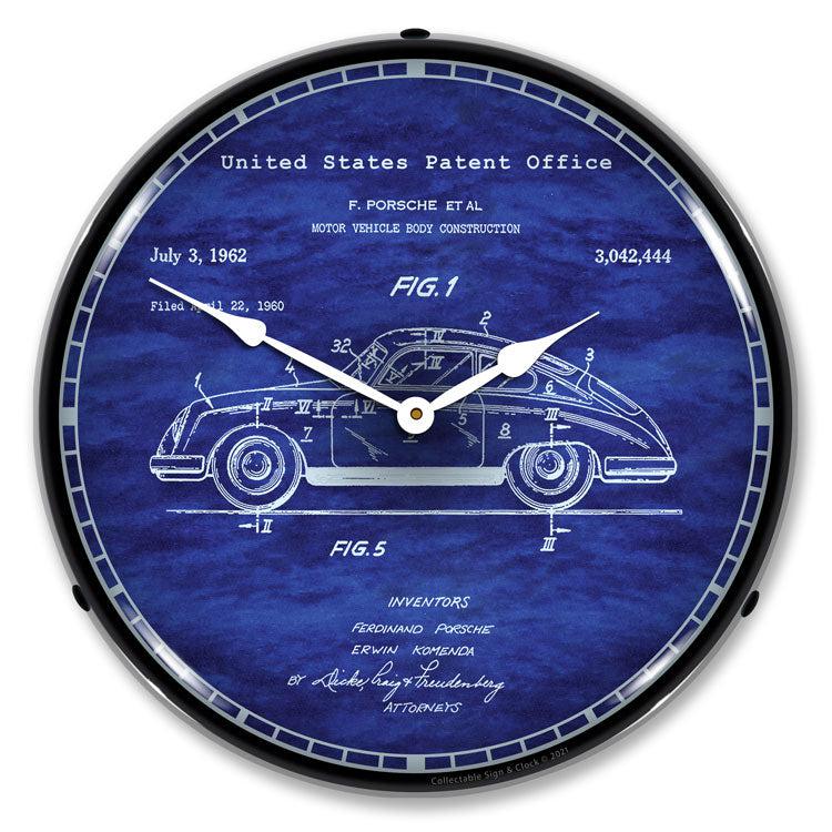 356 Patent Backlit LED Clock-LED Clocks-Grease Monkey Garage