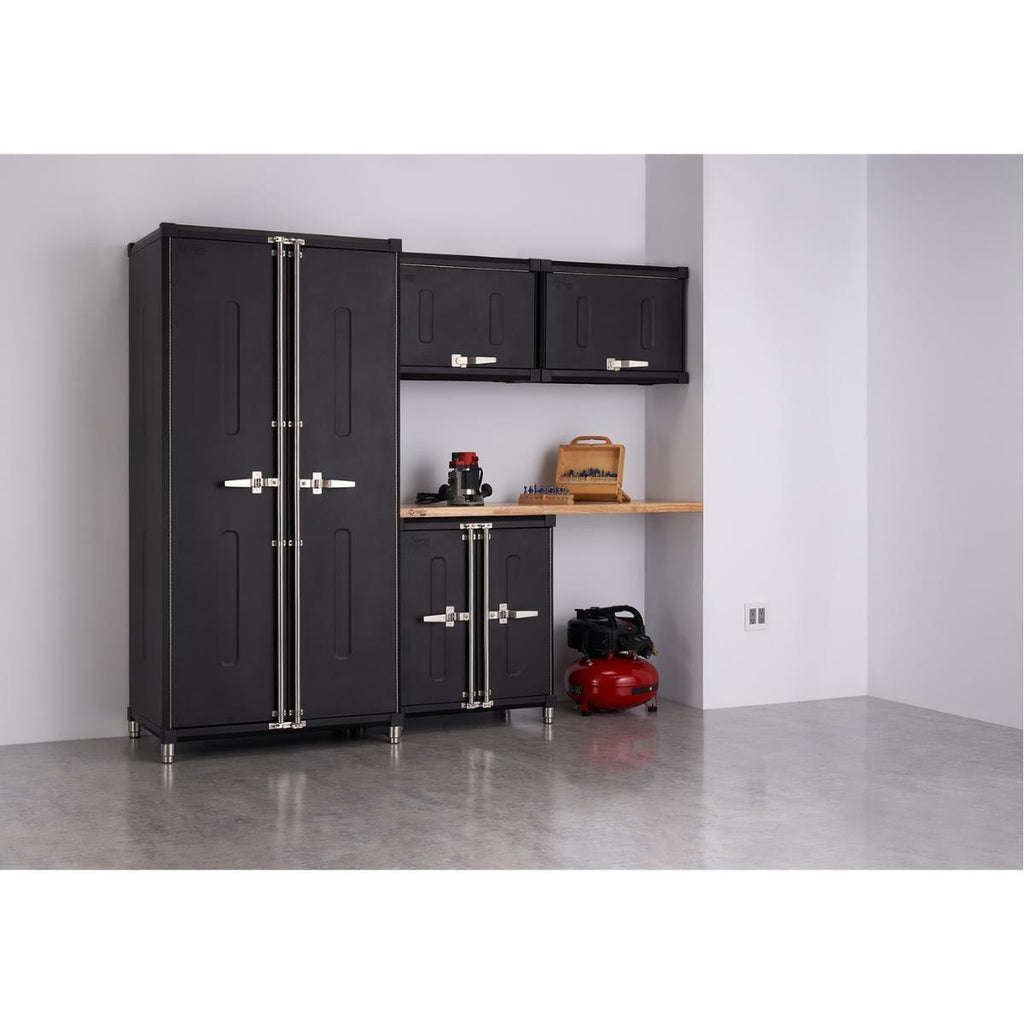 5-Piece | Professional Garage Cabinet Set | Black-Grease Monkey Garage