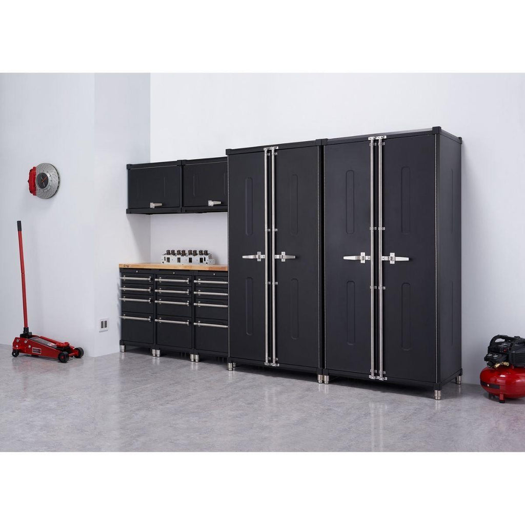 8-Piece | Professional Garage Cabinet Drawer Set | Black-Grease Monkey Garage