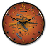 AK 47 LED Clock-LED Clocks-Grease Monkey Garage