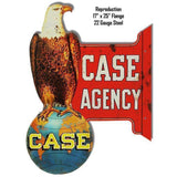Aged Case Agency Laser Cut Metal Sign-Metal Signs-Grease Monkey Garage