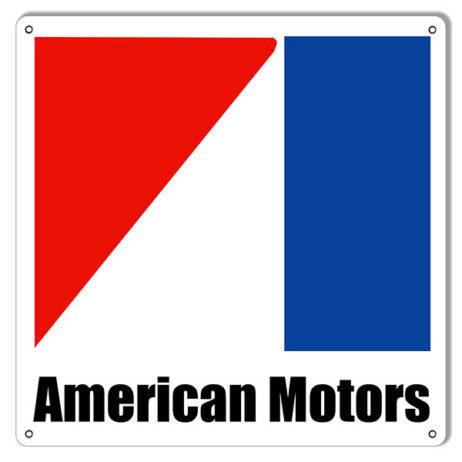American Motors Metal Sign-Metal Signs-Grease Monkey Garage