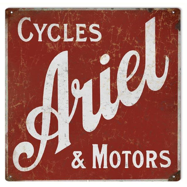 Ariel Motorcycles Metal Sign-Metal Signs-Grease Monkey Garage