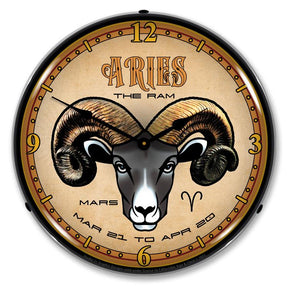Aries LED Clock-LED Clocks-Grease Monkey Garage