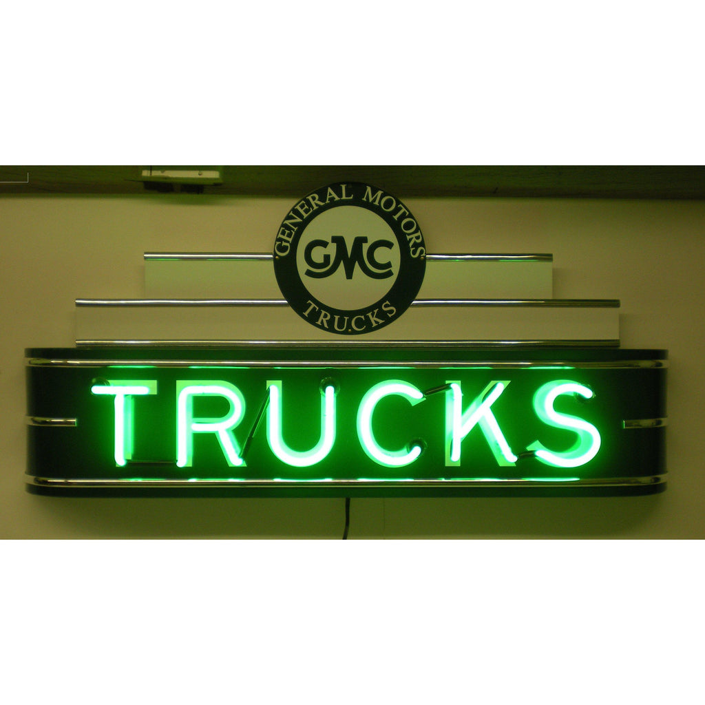 Art Deco Marquee GMC Trucks Neon Sign-Neon Signs-Grease Monkey Garage