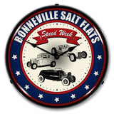 Bonneville Speed Week Backlit LED Clock-LED Clocks-Grease Monkey Garage