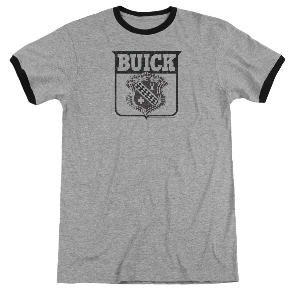 Buick 1946 Emblem Ringer T-Shirt-Grease Monkey Garage