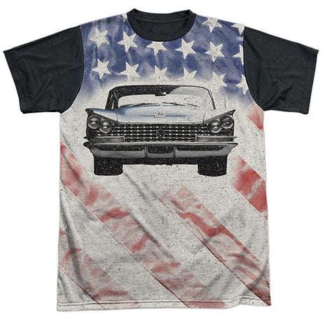 Buick 1959 Electra Flag Black Back Short-Sleeve T-Shirt 100% Poly-Grease Monkey Garage