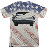 Buick 1959 Electra Flag (Front and Back Print) Short-Sleeve T-Shirt 100% Poly-Grease Monkey Garage