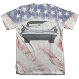 Buick 1959 Electra Flag (Front and Back Print) Short-Sleeve T-Shirt-Grease Monkey Garage