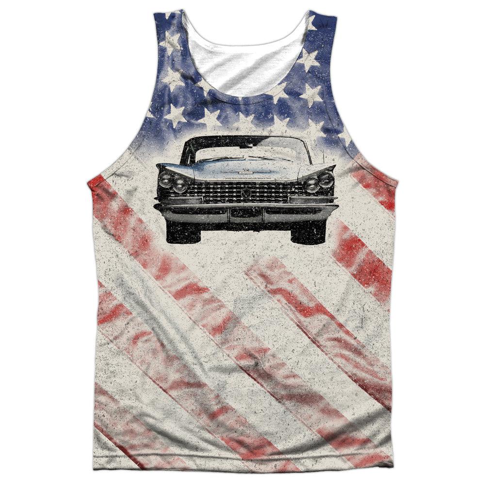 Buick 1959 Electra Flag (Front and Back Print) Tank Top-Grease Monkey Garage