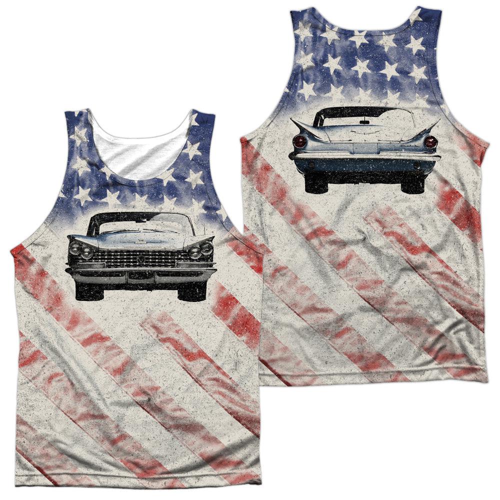 Buick 1959 Electra Flag (Front and Back Print) Tank Top-Grease Monkey Garage