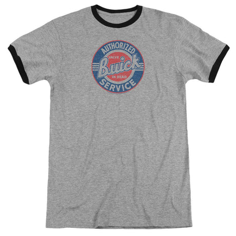 Buick Authorized Service Ringer T-Shirt-Grease Monkey Garage
