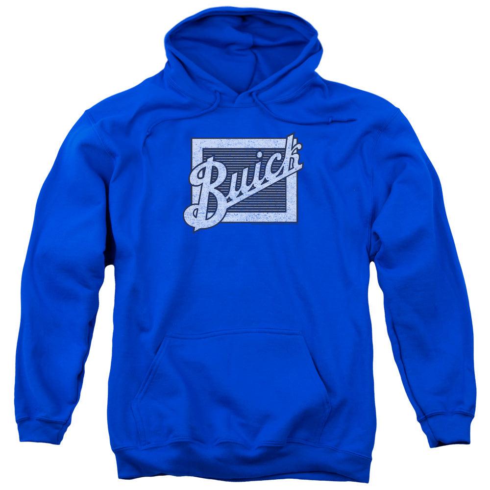 Buick Distressed Emblem Pullover Hoodie-Grease Monkey Garage