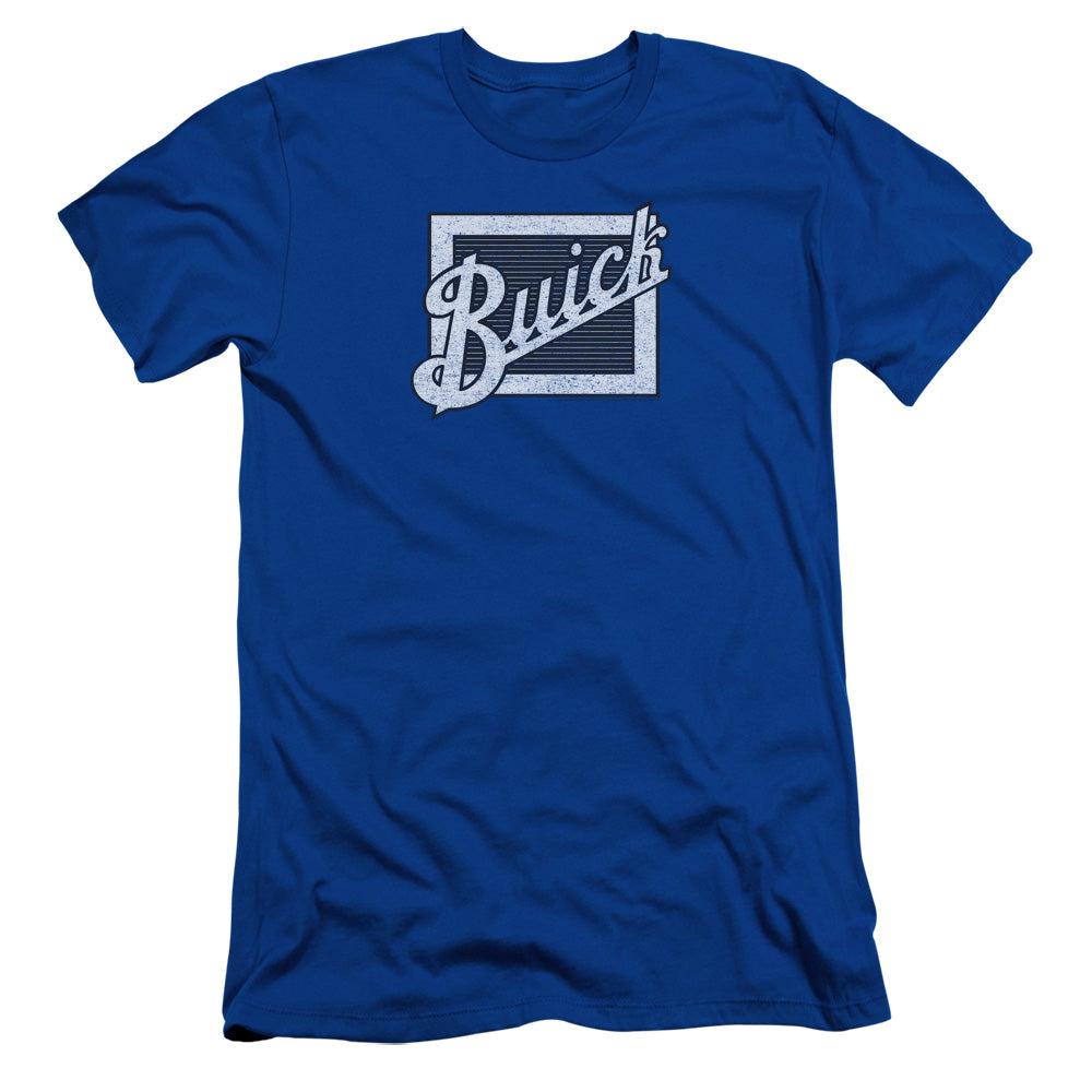 Buick Distressed Emblem Slim Fit Short-Sleeve T-Shirt-Grease Monkey Garage