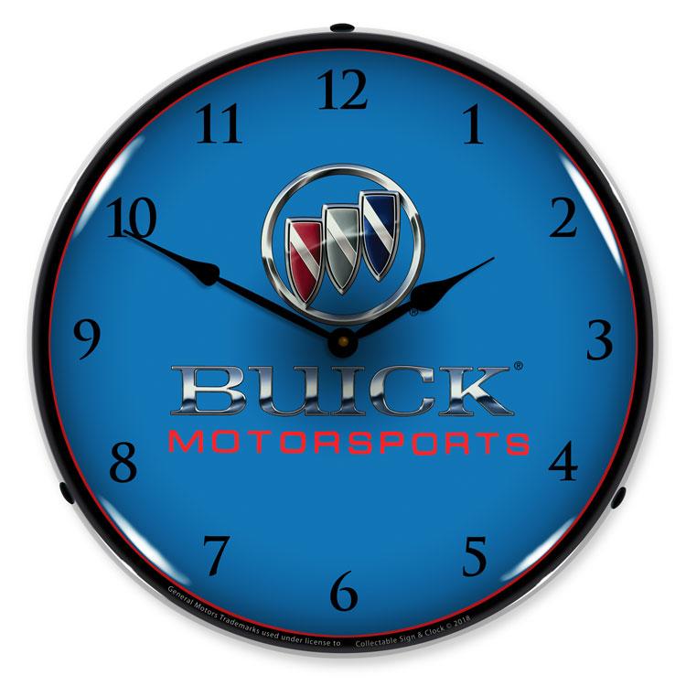 Buick Motorsports LED Clock-LED Clocks-Grease Monkey Garage