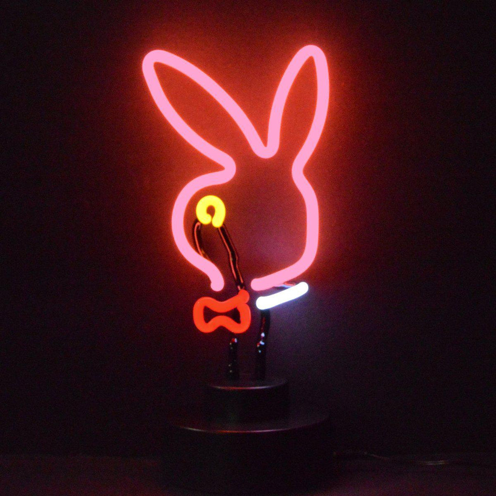 Bunny Head Neon Sculpture-Neon Sculptures-Grease Monkey Garage