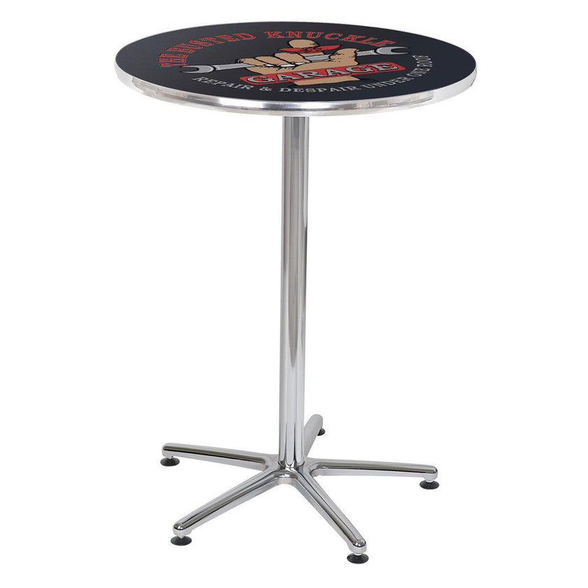 Busted Knuckle Garage 30" Cafe Table Grease Monkey Garage