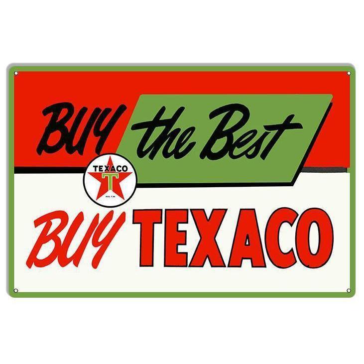 Buy the Best Buy Texaco Metal Sign-Metal Signs-Grease Monkey Garage