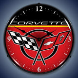 C5 Corvette Backlit LED Clock-LED Clocks-Grease Monkey Garage