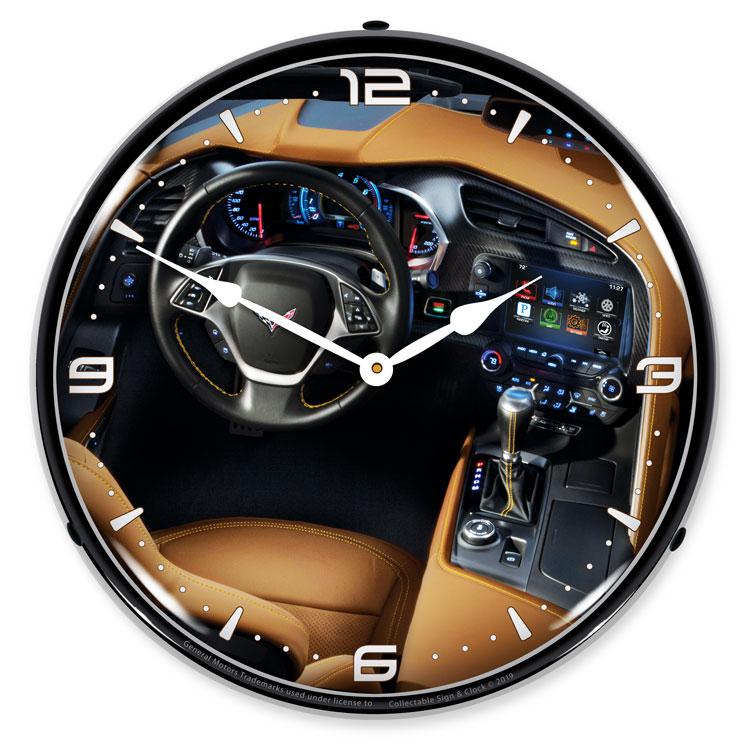 C7 Corvette Dash LED Clock-LED Clocks-Grease Monkey Garage