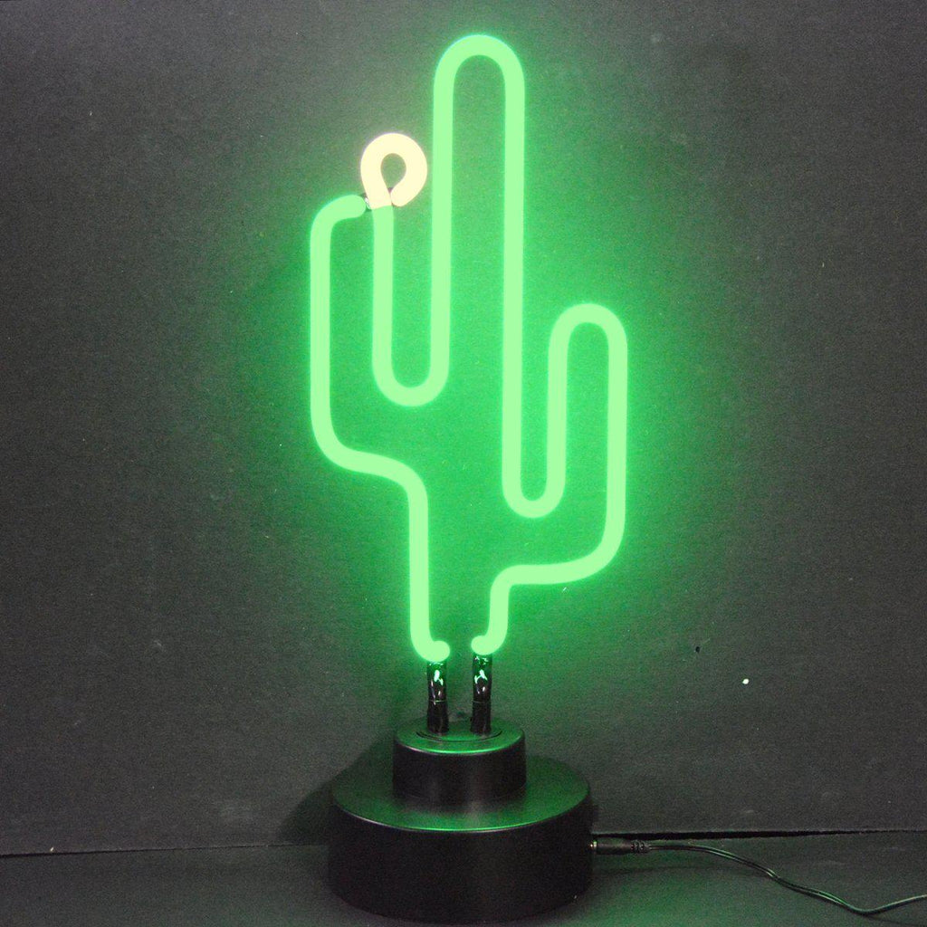Cactus Neon Sculpture-Neon Sculptures-Grease Monkey Garage