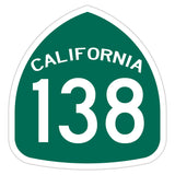 California Highway 138 Laser Cut Metal Sign-Metal Signs-Grease Monkey Garage