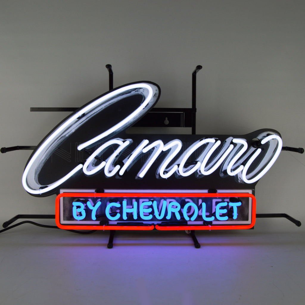 Camaro by Chevrolet Neon Sign-Neon Signs-Grease Monkey Garage