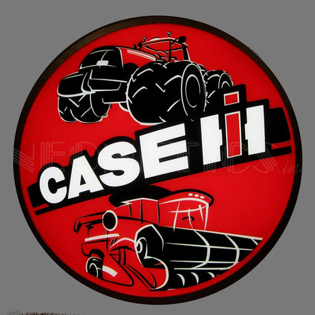 Case IH International Harvester Tractors Backlit LED Sign (15")-LED Signs-Grease Monkey Garage