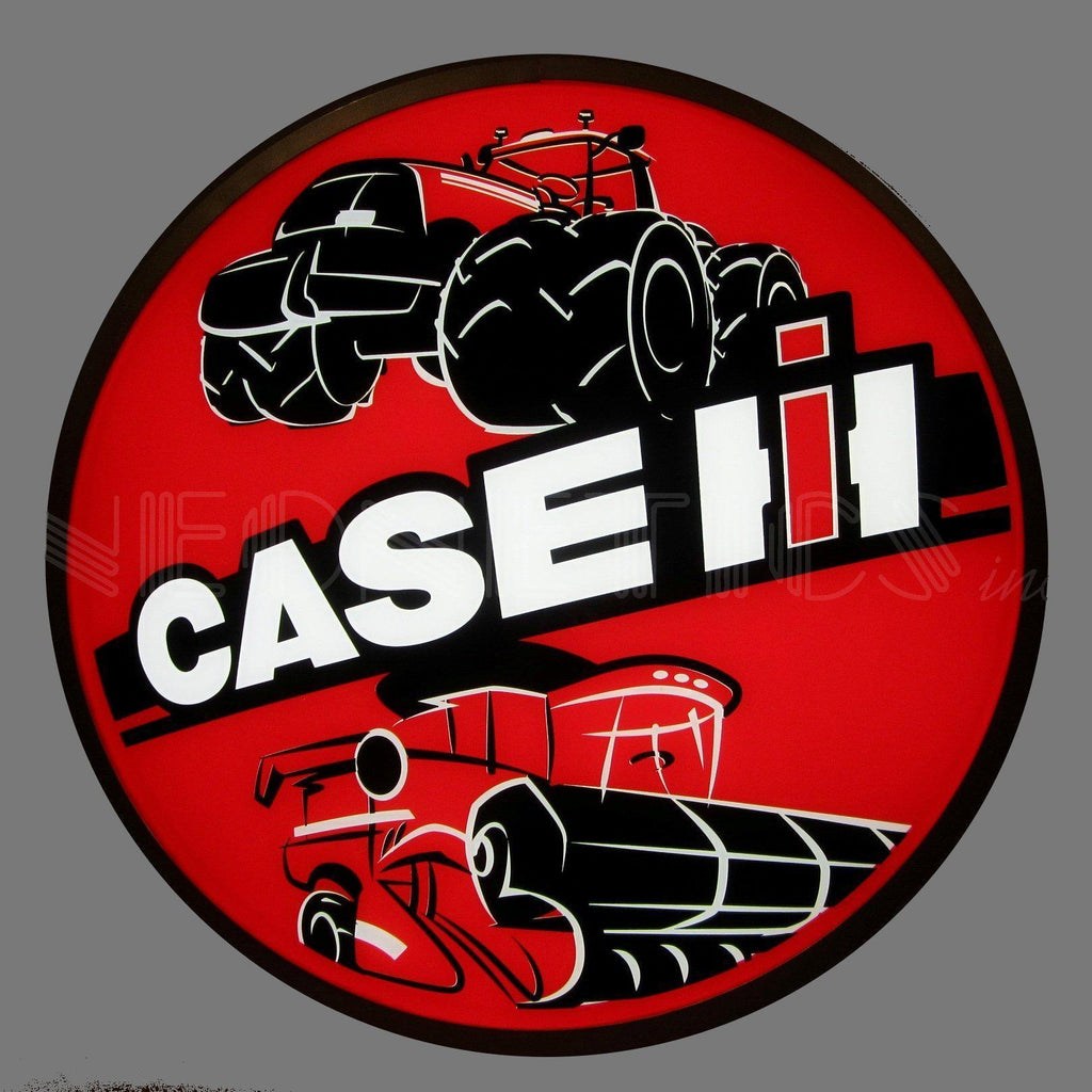 Case IH International Harvester Tractors Backlit LED Sign (15")-LED Signs-Grease Monkey Garage