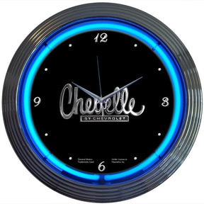 Chevelle Neon Clock-Clocks-Grease Monkey Garage