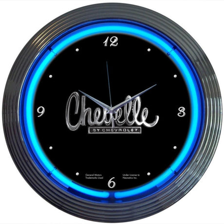 Chevelle Neon Clock-Clocks-Grease Monkey Garage
